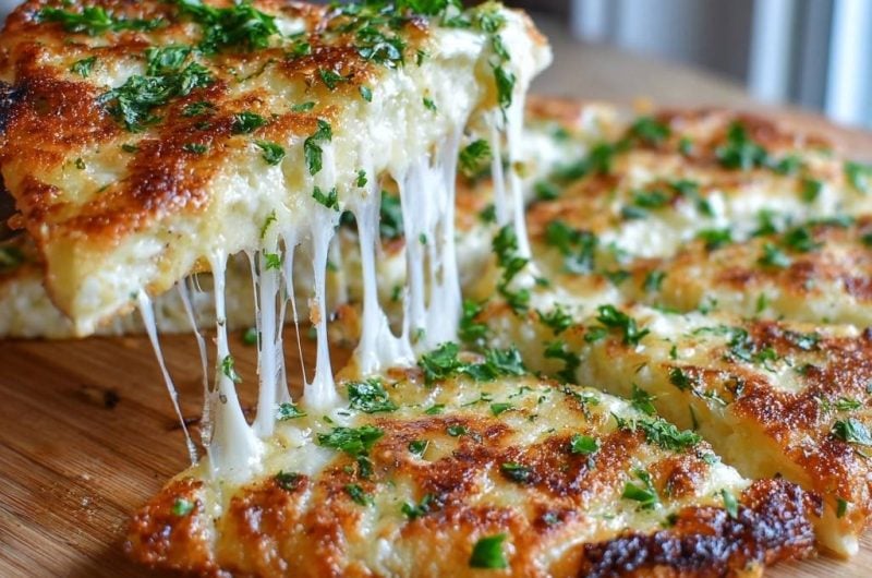 Knuspriges Käse-Petersilienbrot