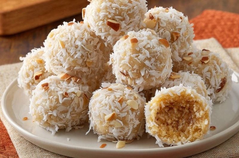 Kokos-Mandel-Dattel-Bällchen