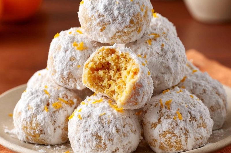 Orangen-Schneebällchen (Nie wieder bröckelnde Bällchen!)