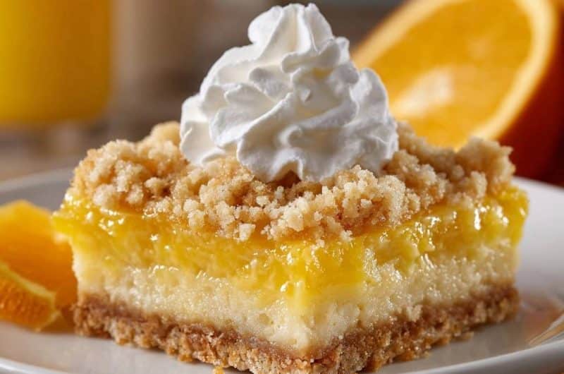 Orangen-Streusel-Cheesecake (Nie wieder matschige Streusel!)