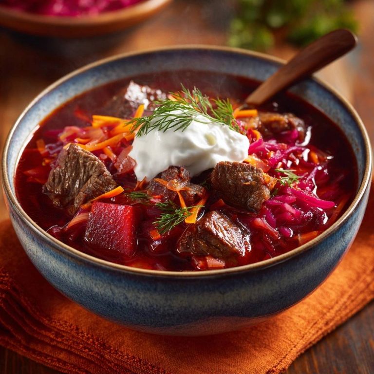 Russischer Borschtsch (Nie wieder zähes Fleisch!)