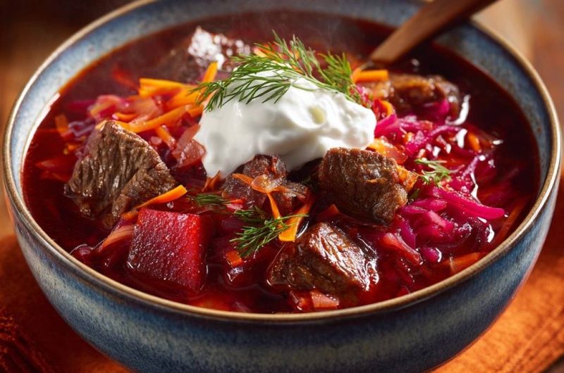 Russischer Borschtsch (Nie wieder zähes Fleisch!)
