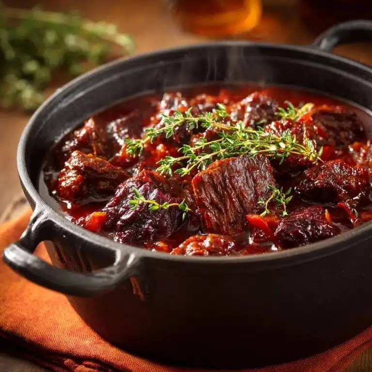 Rustikales Rindergulasch: Nie wieder zähes Fleisch