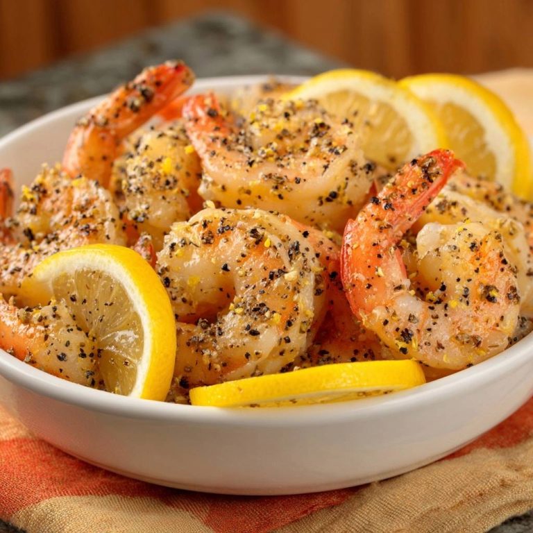 Saftige Zitronen-Pfeffer-Garnelen Rezept