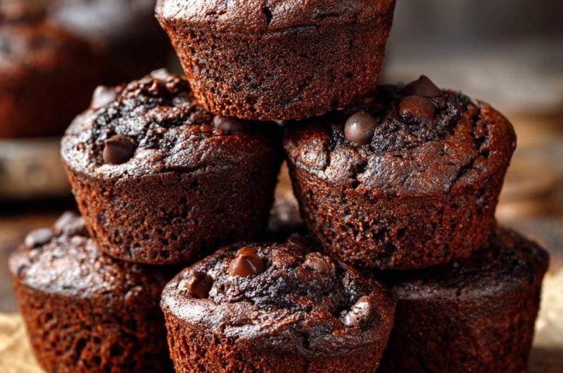 Schoko-Chip-Muffins (Nie wieder sinkende Schoko-Chips!)