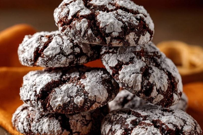 Schoko-Crinkle-Kekse (Nie wieder flache Crinkles!)