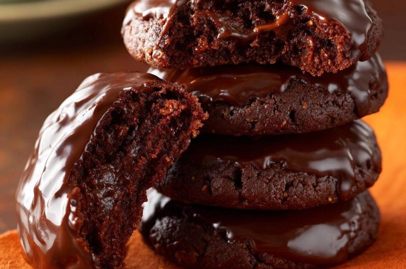 Schoko-Karamell-Cookies (Nie wieder flache Kekse!)