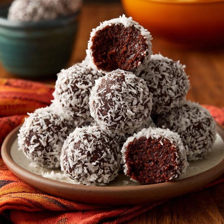Schoko-Kokos-Bällchen (Nie wieder zerfallende Bällchen!)