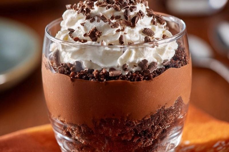 Schoko-Mousse-Glas (Nie wieder flüssige Mousse!)