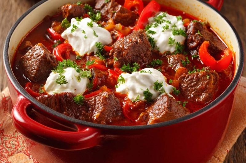 Ungarisches Paprikagulasch