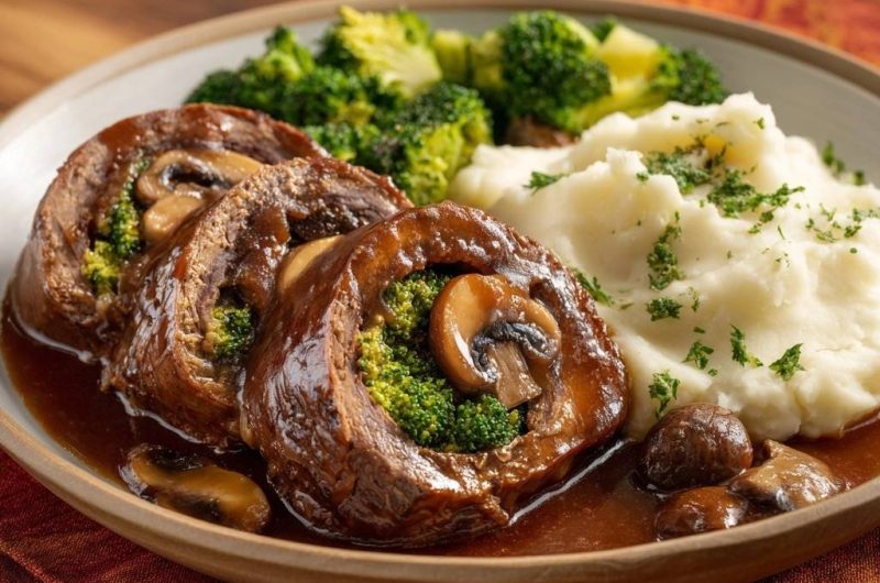 Brokkoli-Pilz-Rouladen