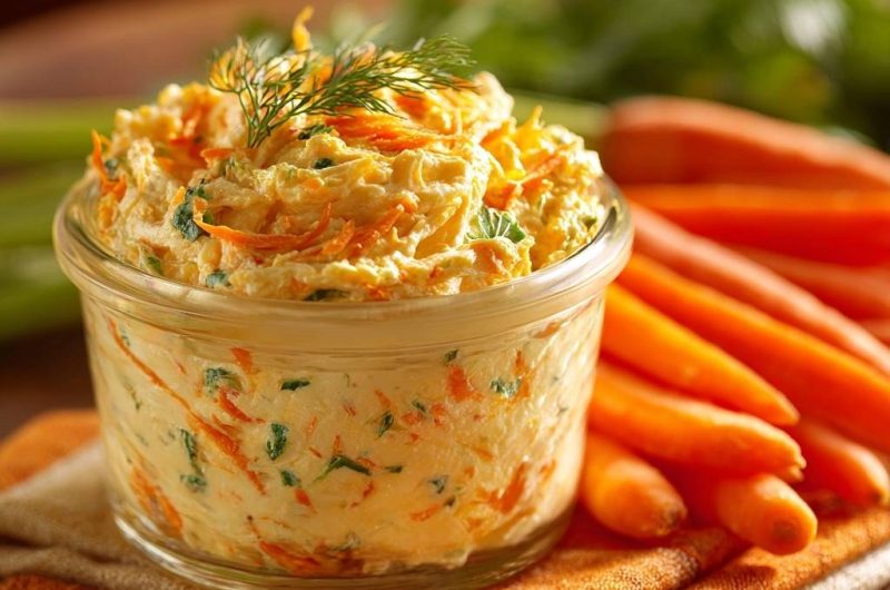 Karotten-Dill-Dip
