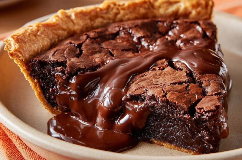 Schoko-Brownies-Pie