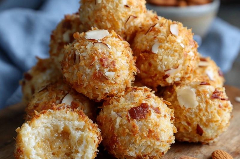 Kokos-Bacon-Mandel-Bällchen