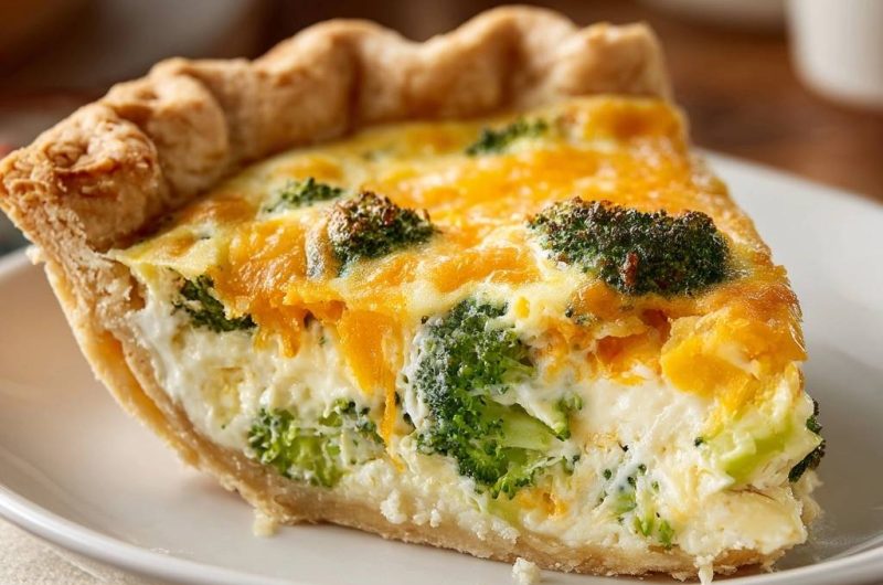 Brokkoli-Käse-Quiche (Nie wieder matschiger Boden!)