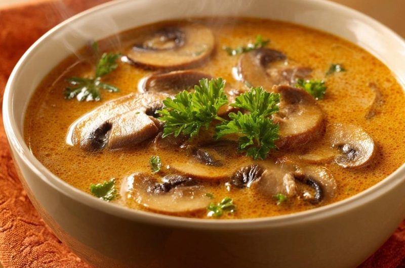 Cremige Waldpilzsuppe