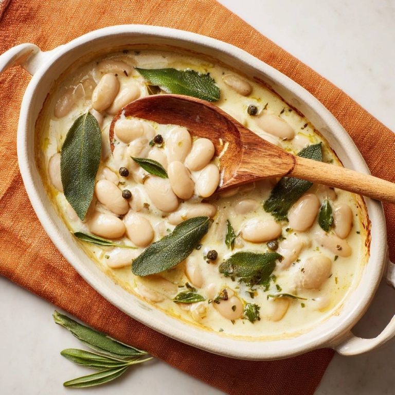 Cremige weiße Bohnen mit Salbei (Keine wässrige Soße mehr)