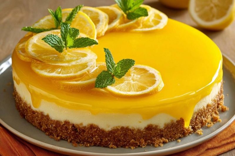 Cremiger Zitronen-Cheesecake (Der Anti-Matsche-Boden)