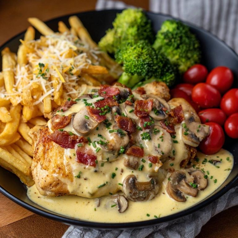 Cremiges Hähnchen mit Pilzen – Saftig garantiert!