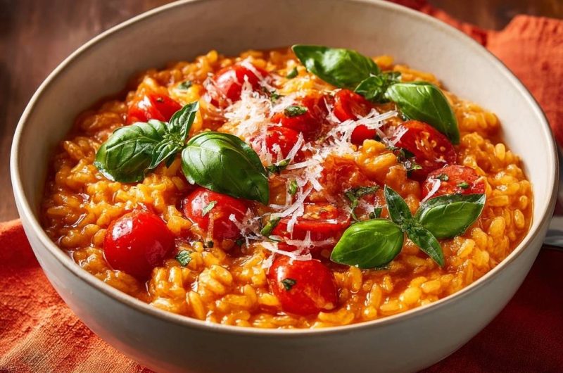 Cremiges Tomatenrisotto