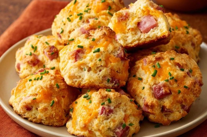 Fluffige Schinken-Käse-Scones