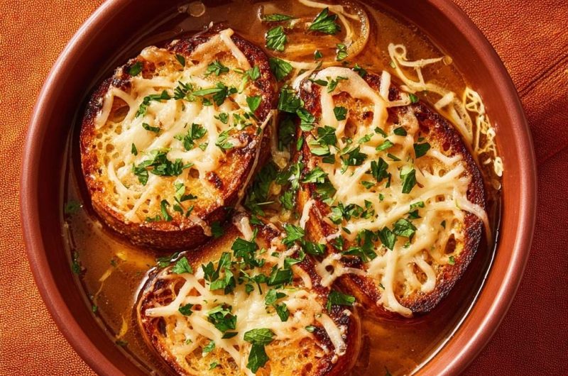 Französische Zwiebelsuppe (Nie wieder fade Zwiebeln!)