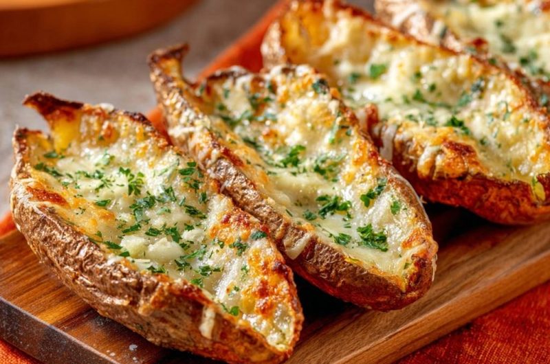 Gefüllte Käse-Ofenkartoffeln
