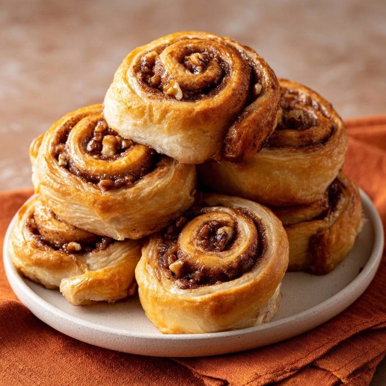 Goldene Walnuss-Zimtschnecken: Saftig & fluffig backen