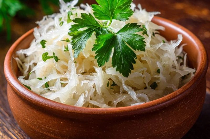 Hausgemachtes Knack-Sauerkraut