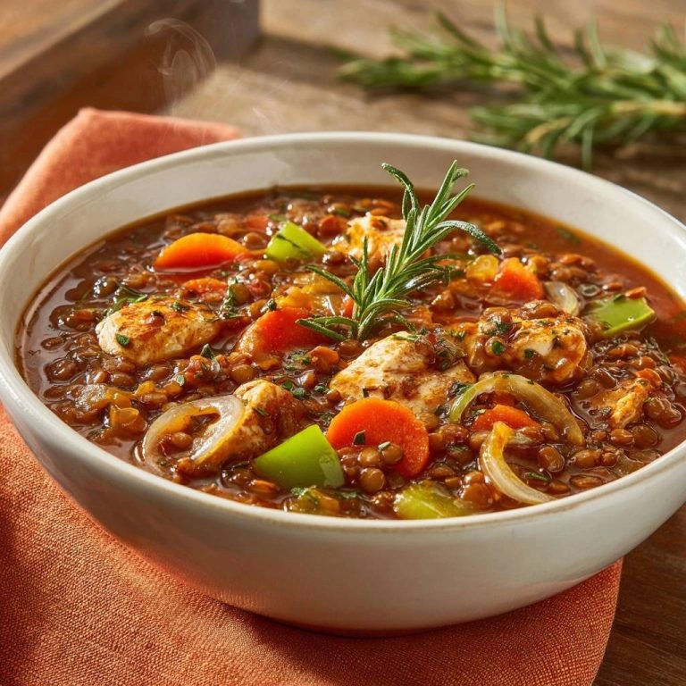 Herzhafter Linseneintopf mit Hähnchen: Das perfekte Rezept