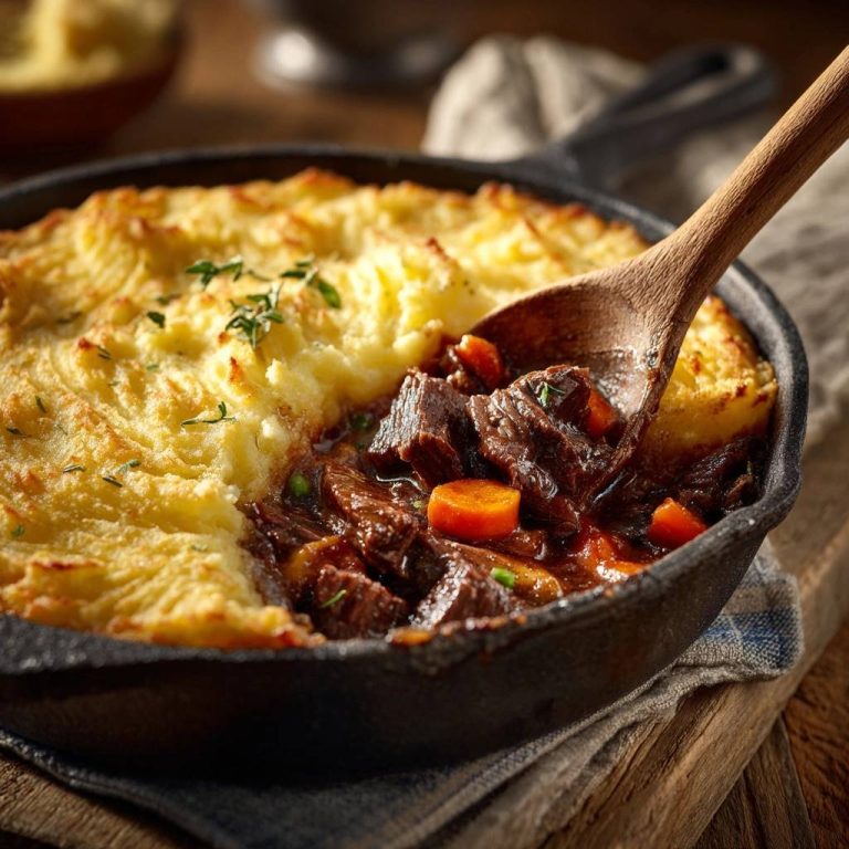 Herzhafter Rinder-Auflauf mit Kartoffelhaube: Das Geheimrezept