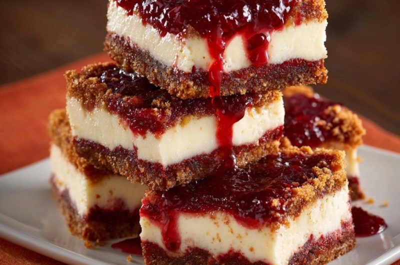Himbeer-Cheesecake-Bars