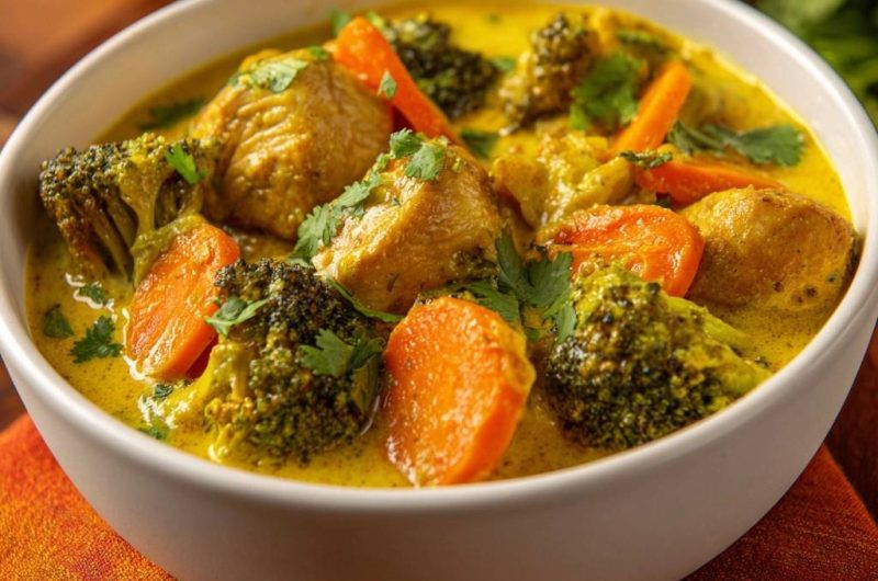 Knackiger Hähnchen-Brokkoli-Curry