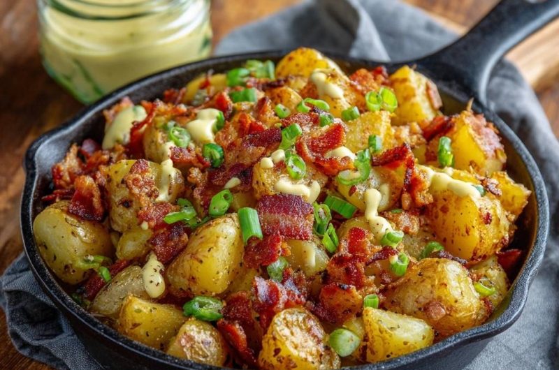 Knusprige Bacon-Kartoffel-Pfanne