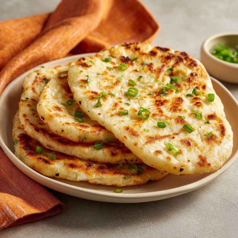 Knusprige Frühlingszwiebel-Pfannkuchen – Nie wieder kleben!