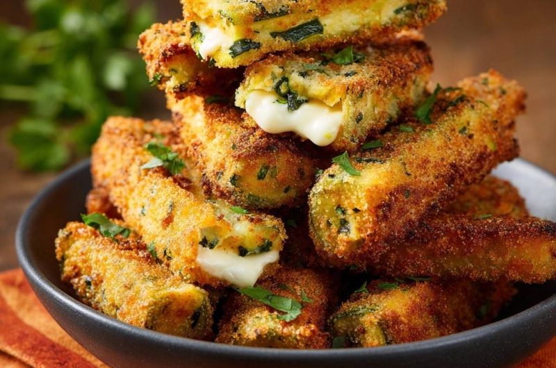 Knusprige Käse-Zucchini-Sticks