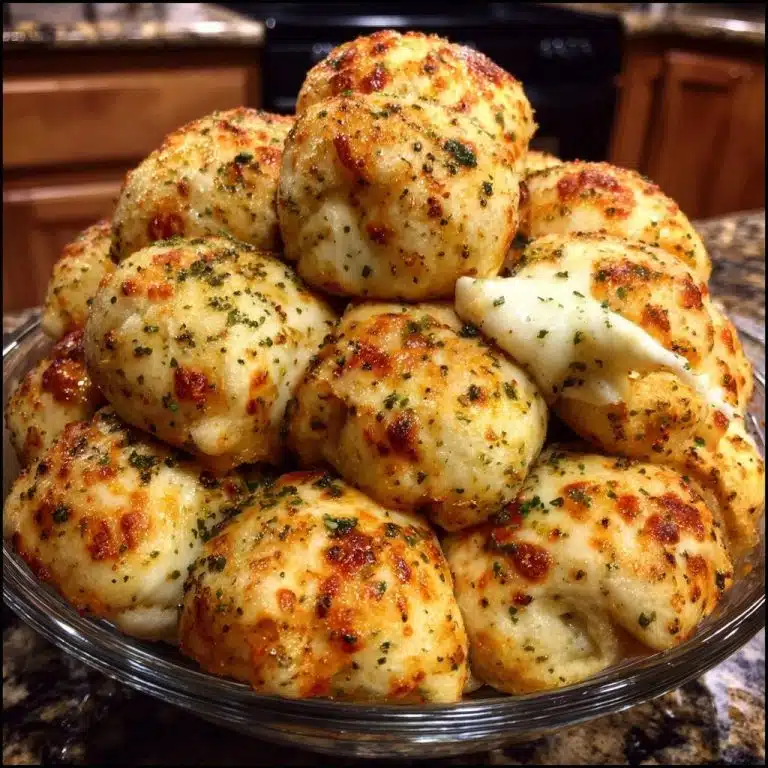 Knusprige Knoblauch-Käse-Bomben – Rezept ohne Auslaufen