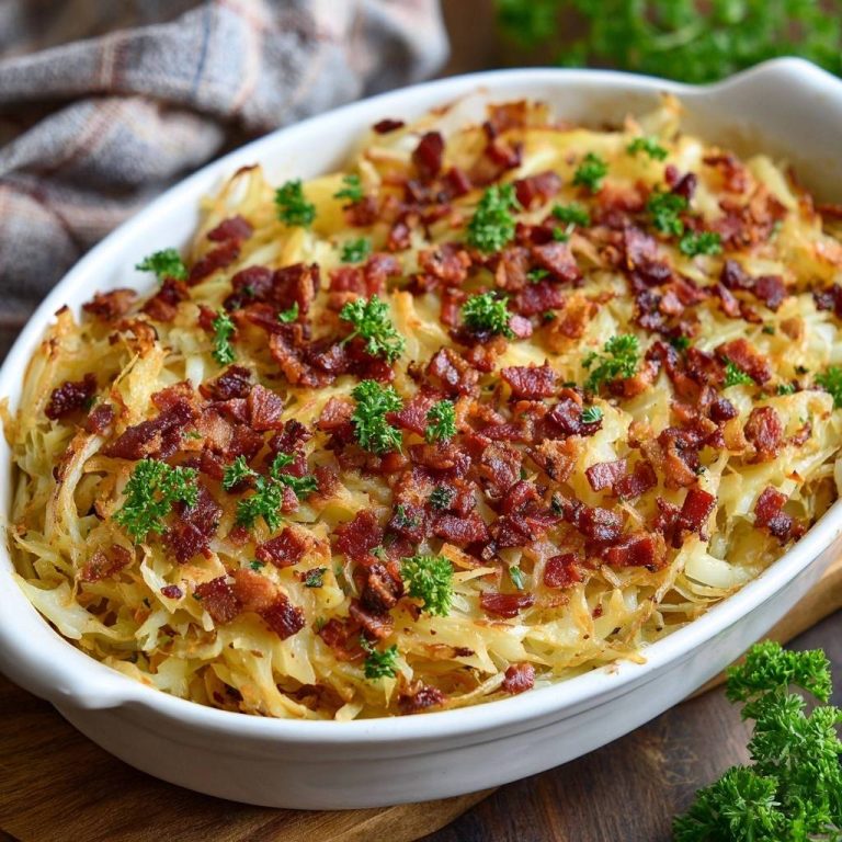 Knuspriger Kartoffel-Speck-Auflauf Rezept