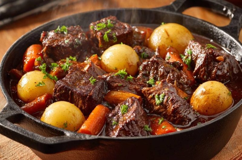 Rustikales Rindfleischgulasch