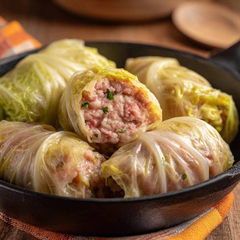 Saftige Hackfleisch-Kohlrouladen – Nie wieder aufplatzen!
