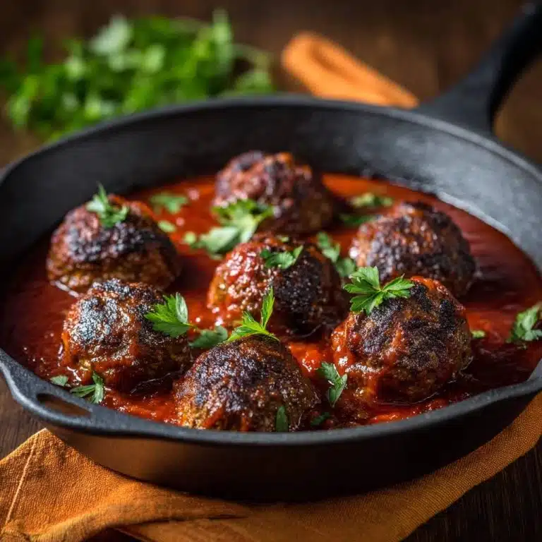 Saftige Rinder-Hackbällchen in Tomatensoße: Nie mehr trocken