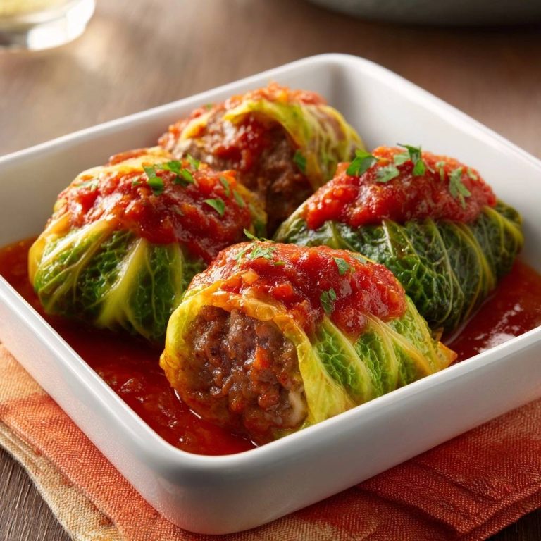 Saftige Rinder-Kohlrouladen – nie auseinander