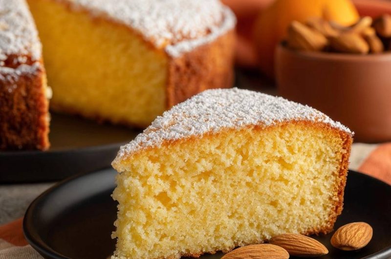 Saftiger Orangen-Mandelkuchen