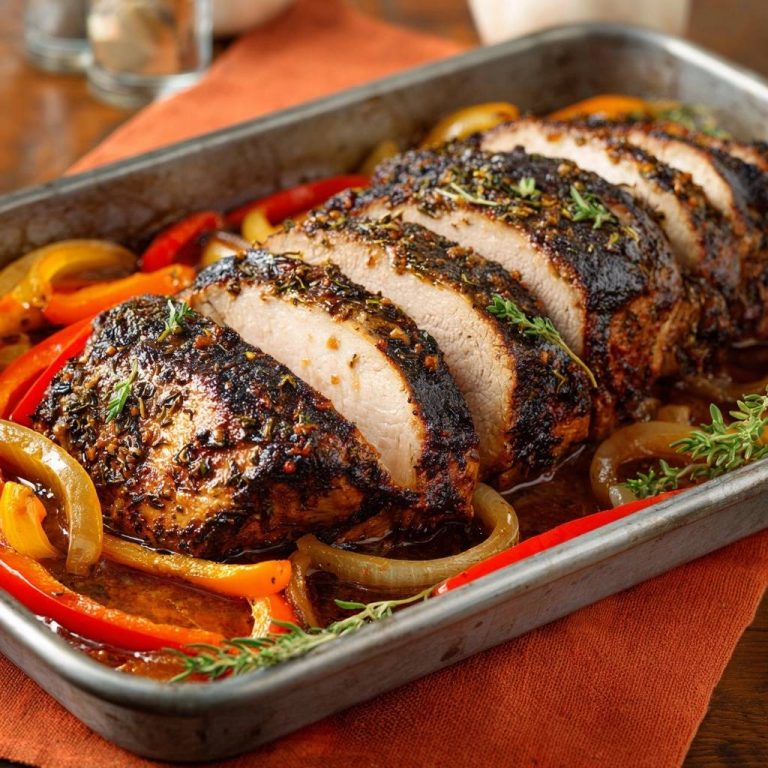 Saftiges Rinderfilet mit Paprika-Thymian-Gemüse