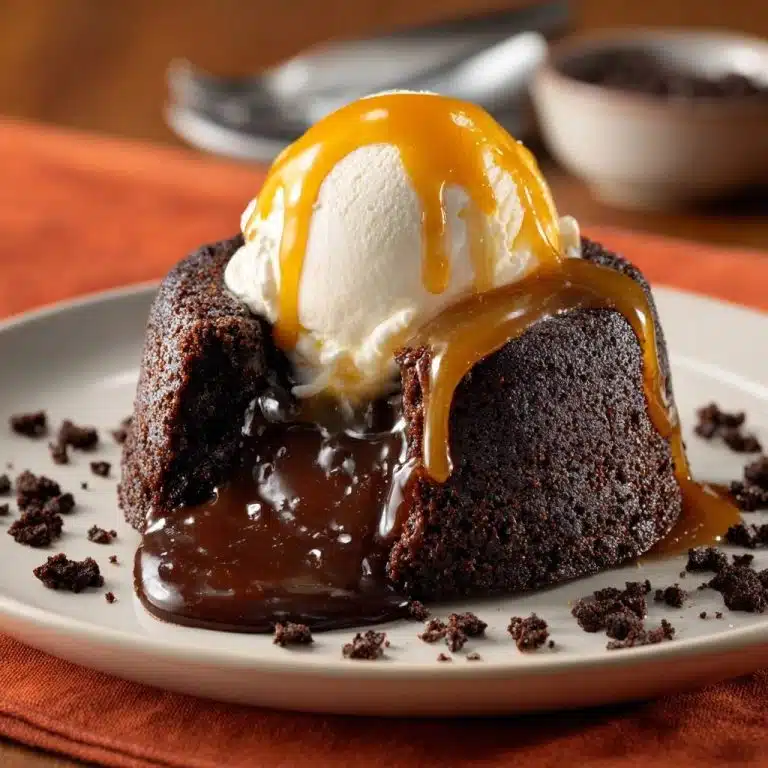 Schokoladen-Lava-Kuchen mit Karamell: Das perfekte Rezept