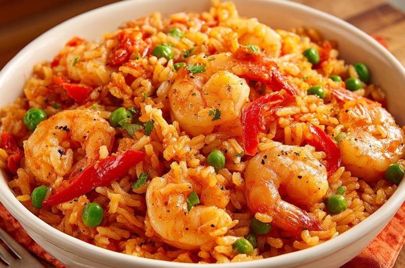 Spanischer Garnelenreis