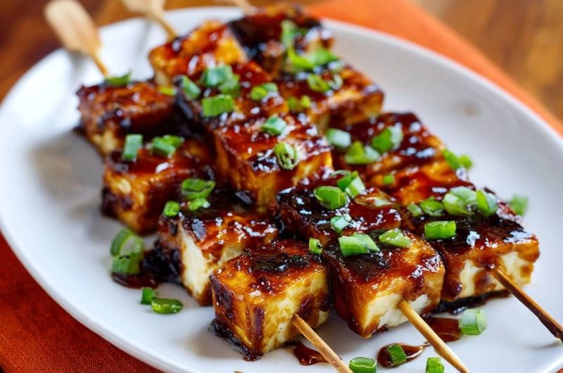Teriyaki-Tofu-Spieße