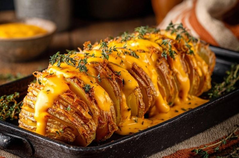 Thymian-Kartoffelgratin mit Käse (Keine wässrige Soße mehr!)