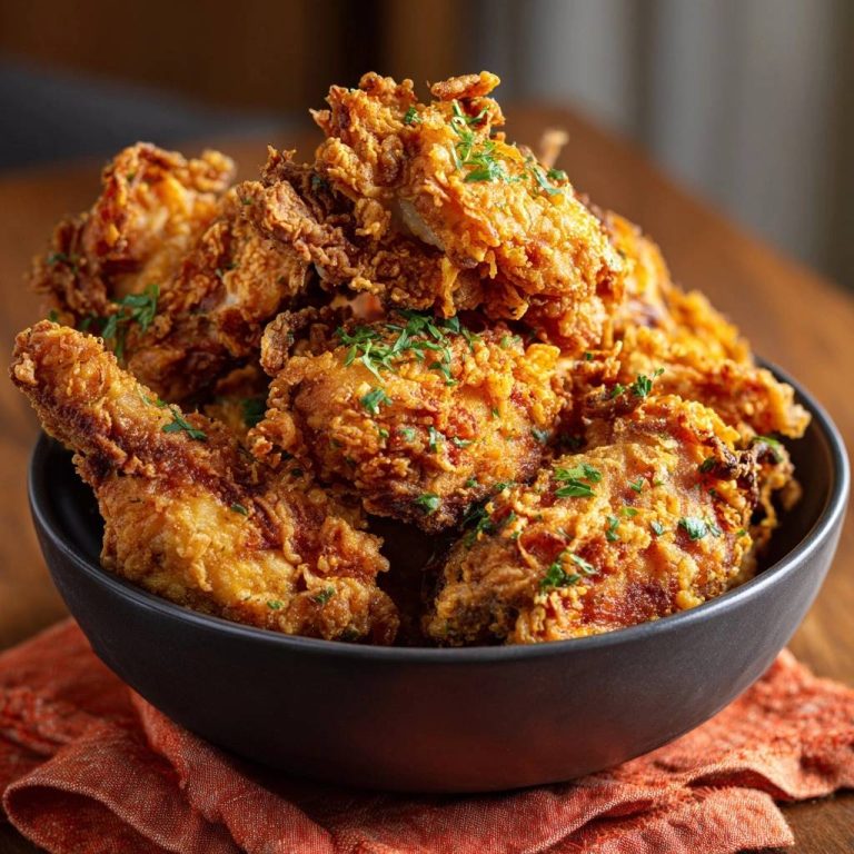 Ultra-Knuspriges Paniertes Hähnchen – Rezept