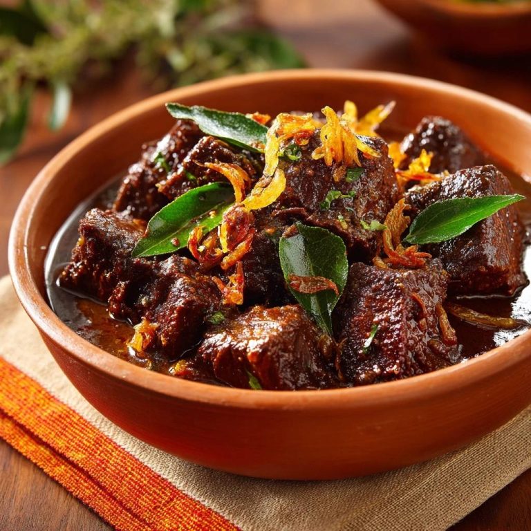 Zartes Rinder-Rendang (Nie wieder zähes Fleisch!)
